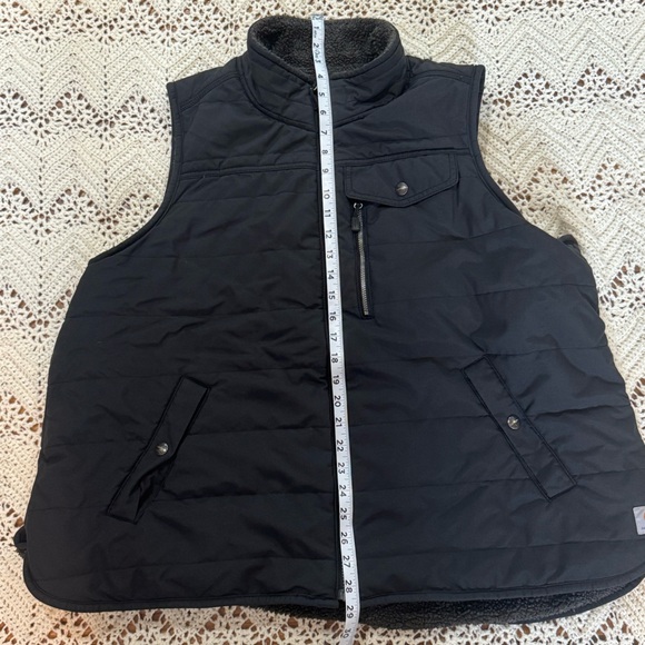 Carhartt Jacket Sherpa Lined Utility Vest Folkstone Reversible Women’s Size XL? - Picture 5 of 8